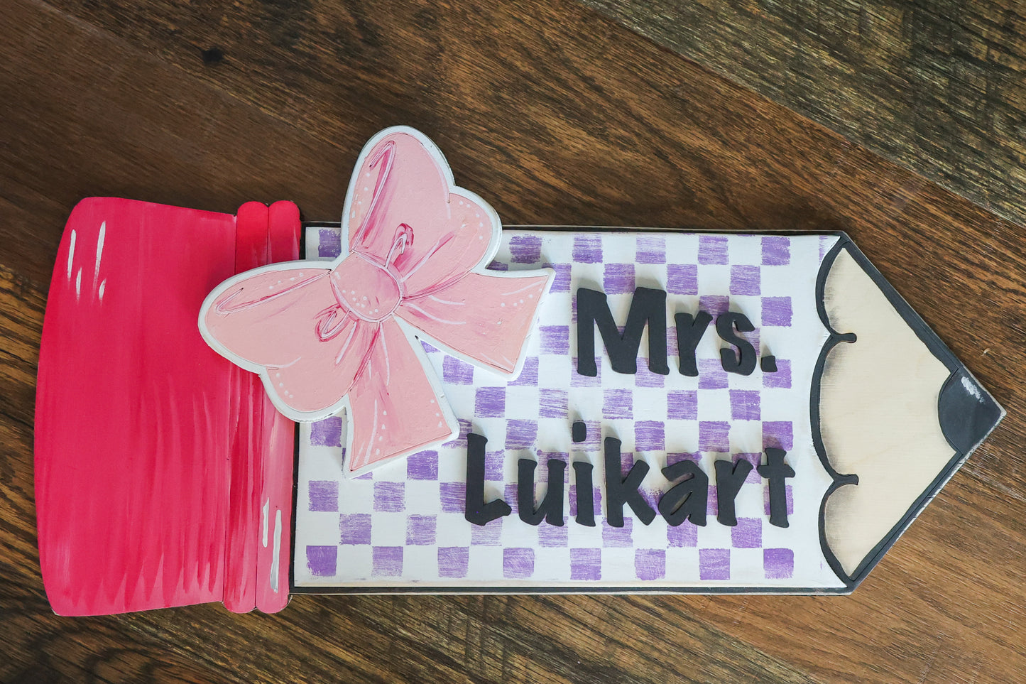 Pencil Teacher Wall or Door Sign