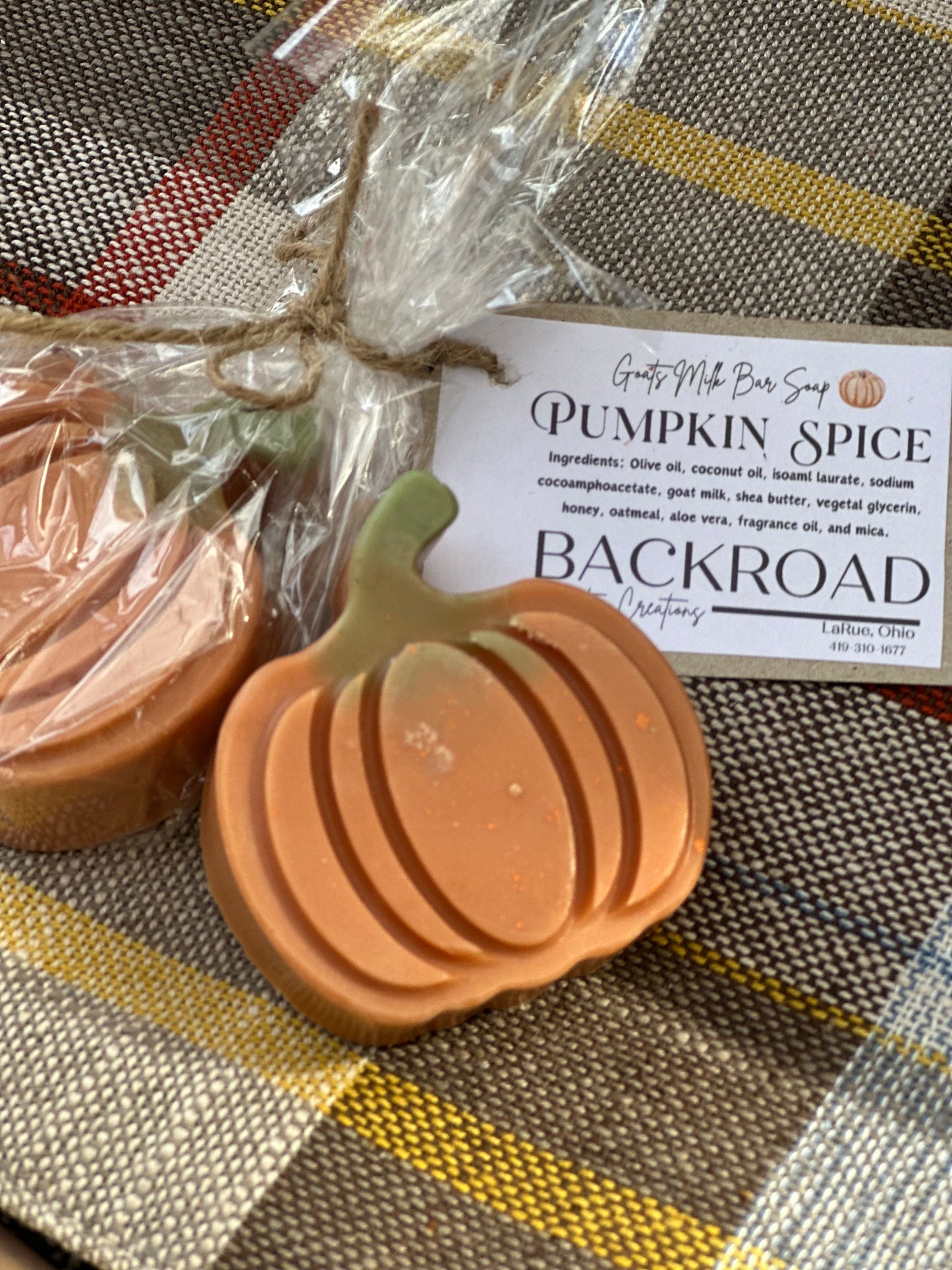 Pumpkin Cheesecake Goats Milk Soap