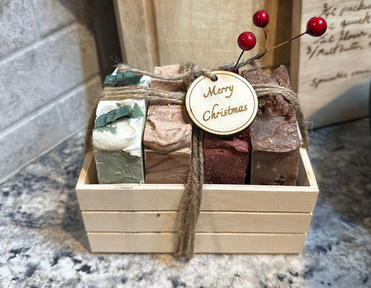 Christmas Soap Crate