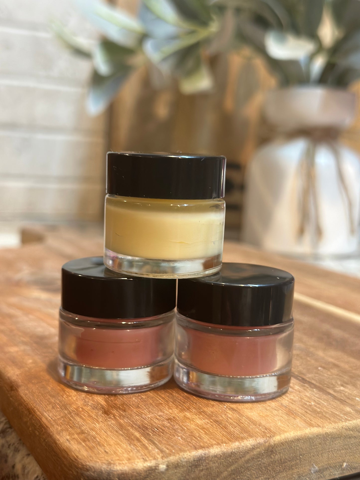 Homemade Nourishing Lip Butter- Glass Container- 5 scents